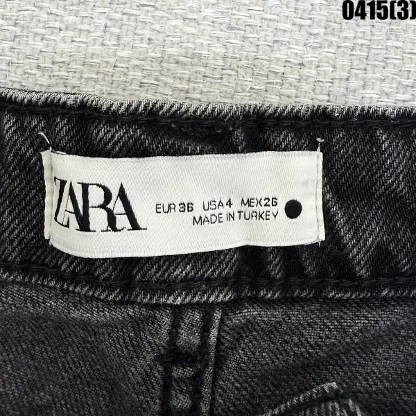 [BUNJANG] ZARA Black Denim Shorts / 4 자라 블랙 데님 반바지 숏팬츠 0415(3)