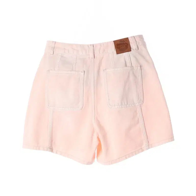 [BUNJANG] Covernat Dying Denim Shorts Light Pink - Women&