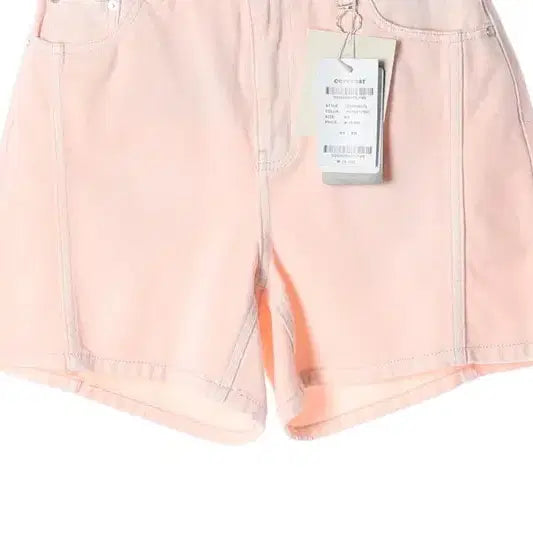 [BUNJANG] Covernat Dying Denim Shorts Light Pink - Women&