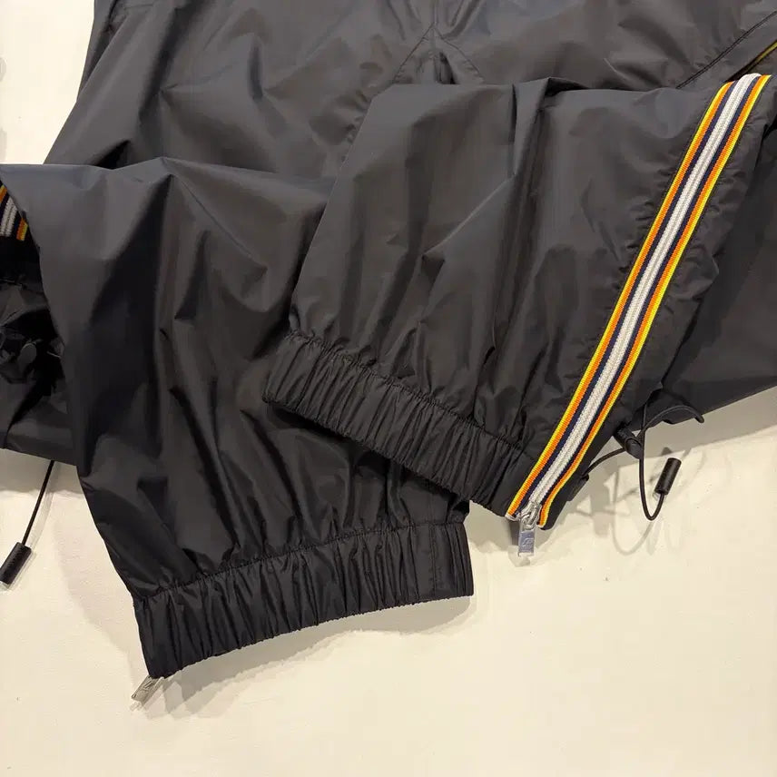 [BUNJANG] KWAY Afterhomework Nylon Track Pants Black / KWAY 까웨 애프터홈워크 나일론 트랙 팬츠 블랙 D740