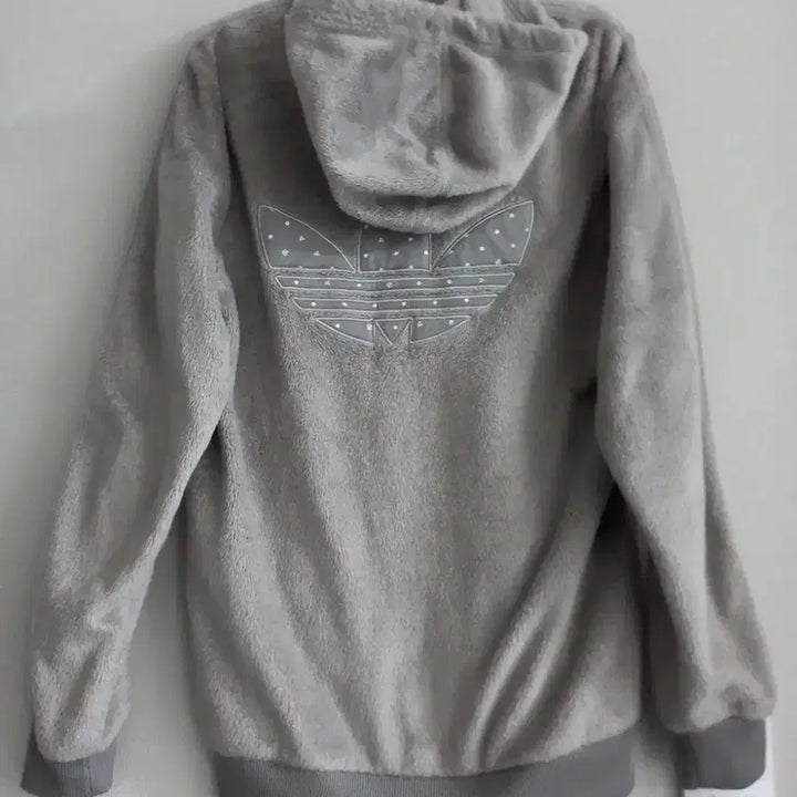 [BUNJANG] Adidas Gray Sherpa Fleece Jacket / 아디다스 희귀 대장급 그레이 양털 플리스 뽀글이  95/M