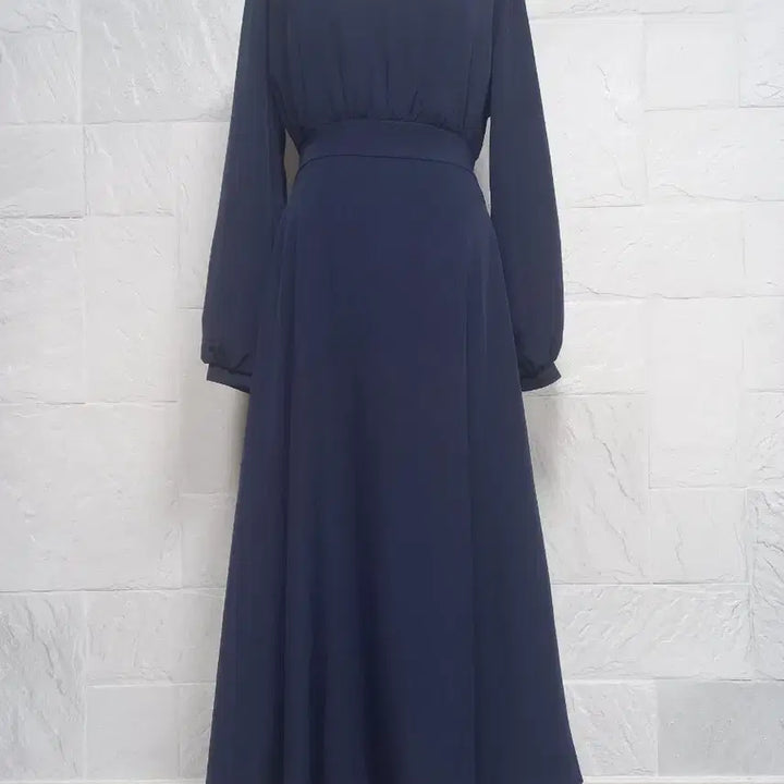 [BUNJANG] V-Neck Long Dress / 브이넥 롱 원피스