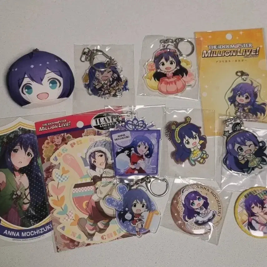[BUNJANG] Idolmaster Million Live Mirishita Anna Mochizuki Goods Bundle Set / 아이돌마스터 밀리언라이브 밀리시타 모치즈키 안나 굿즈 일괄 판매합니다