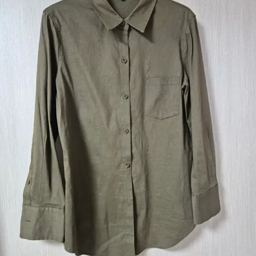 [SOLD OUT] 띠어리 린넨 블라우스 셔츠 M 여성