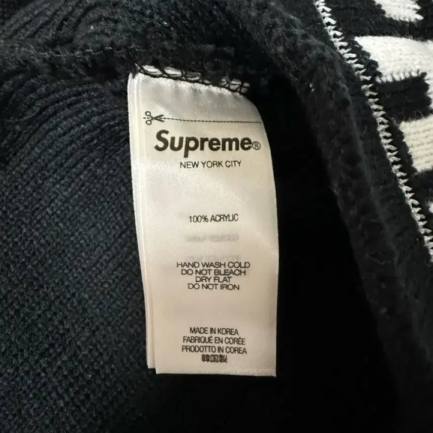 [BUNJANG] Supreme Earflap Beanie Black OS / [OS] 슈프림 이어플랩 비니 블랙 23FW