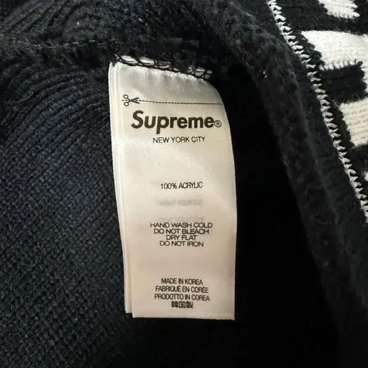 [BUNJANG] Supreme Earflap Beanie Black OS / [OS] 슈프림 이어플랩 비니 블랙 23FW