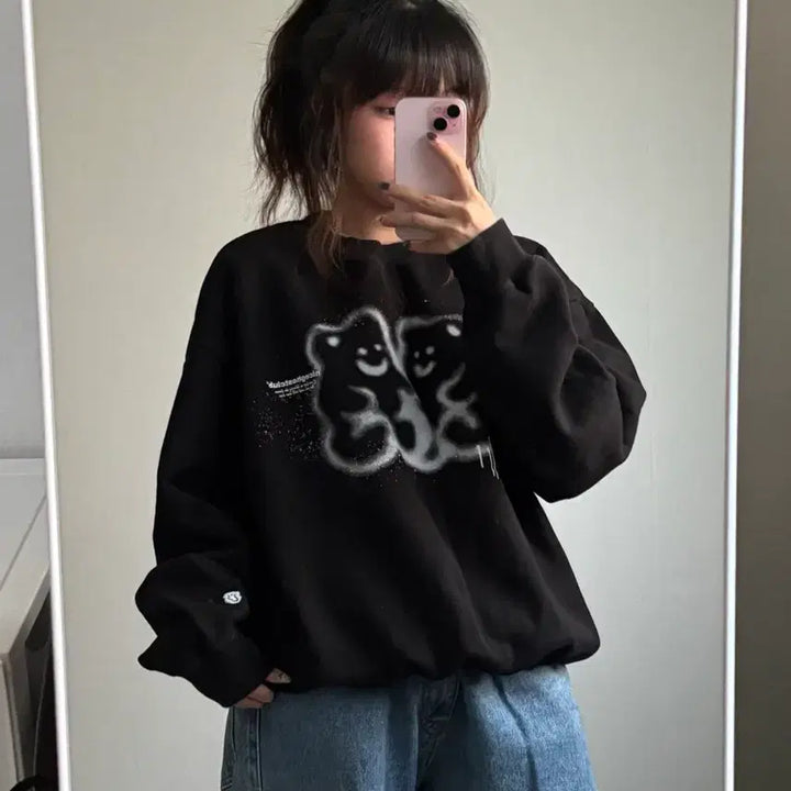 [BUNJANG] Nice Ghost Club Sweatshirt M / 나이스고스트클럽 맨투맨 M
