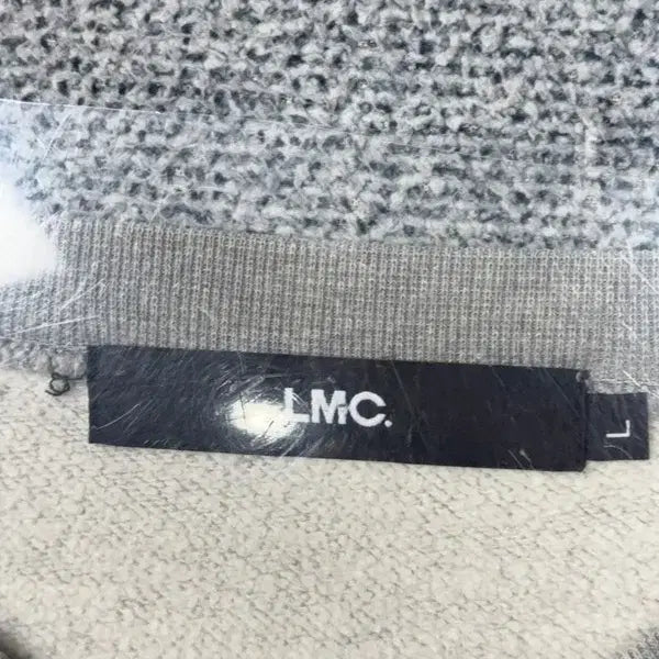 [BUNJANG] LMC Printing Light Gray Sweatshirt / 엘엠씨 프린팅 라이트 그레이 맨투맨 L