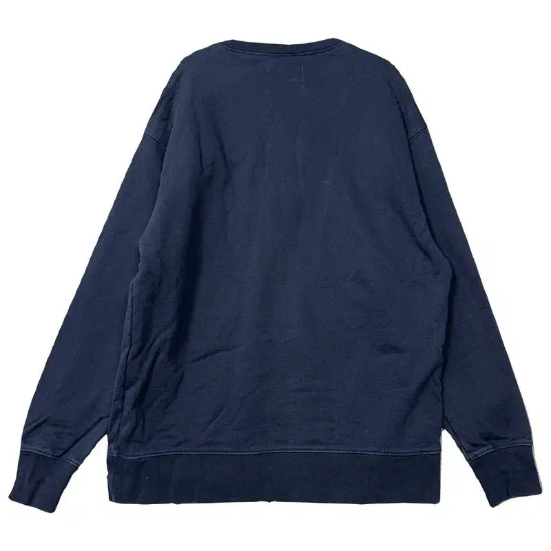 [BUNJANG] VIVASTUDIO Printing Navy Sweatshirt XL / 비바스튜디오 프린팅 네이비 스웻셔츠 XL