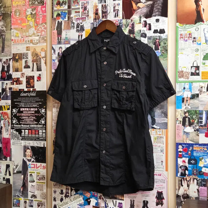 [SOLD OUT] JPN 크레이지 데빌 투포켓 자수 반팔 셔츠