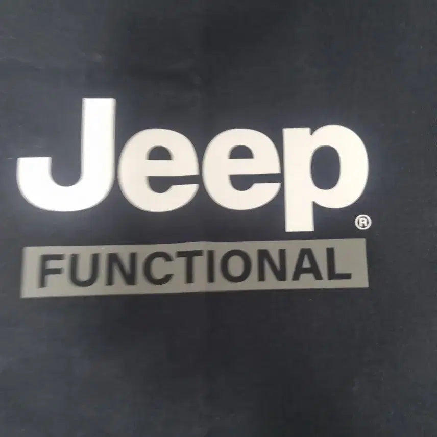 [BUNJANG] Jeep Functional Long Sleeve T-shirt (Black) / Jeep 기능성 티셔츠 블랙