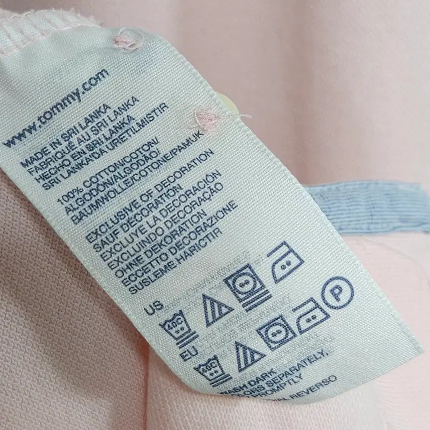 [BUNJANG] Tommy Hilfiger Pink Short Sleeve Polo Shirt / 110사이즈 타미힐피거(Tommy) 핑크 반팔 카라티 XXL 오버핏