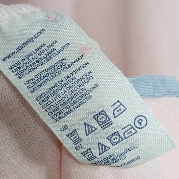 [BUNJANG] Tommy Hilfiger Pink Short Sleeve Polo Shirt / 110사이즈 타미힐피거(Tommy) 핑크 반팔 카라티 XXL 오버핏