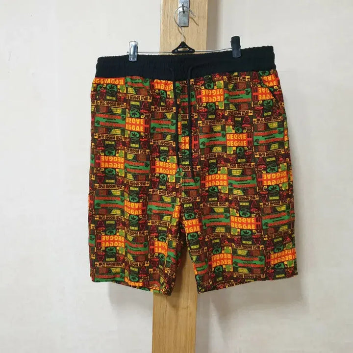 [BUNJANG] Reggae Pattern 3XL Shorts / 레게 패턴 3XL 반바지 35~37