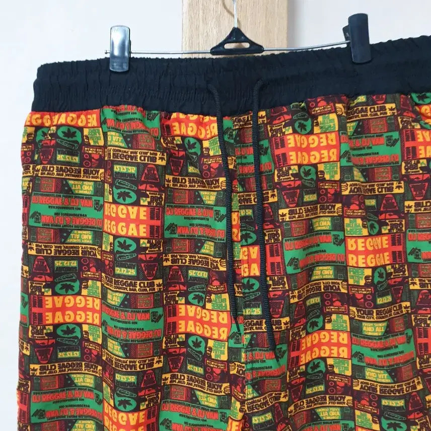[BUNJANG] Reggae Pattern 3XL Shorts / 레게 패턴 3XL 반바지 35~37