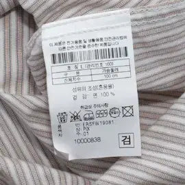[BUNJANG] Epigram Striped Long Sleeve Shirt L / I6791 에피그램 스트라이프 긴팔 남방 L 구제모은