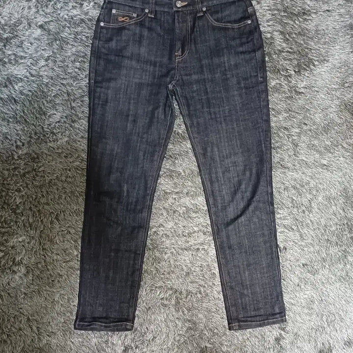[BUNJANG] PLAC NEU KURZ Slim Fit Raw Denim Jeans / PLAC 플랙 NEU KURZ 크롭 슬림핏 생지 데님 M 남