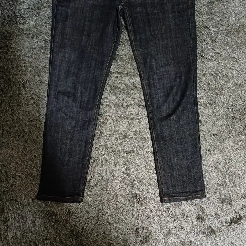 [BUNJANG] PLAC NEU KURZ Slim Fit Raw Denim Jeans / PLAC 플랙 NEU KURZ 크롭 슬림핏 생지 데님 M 남