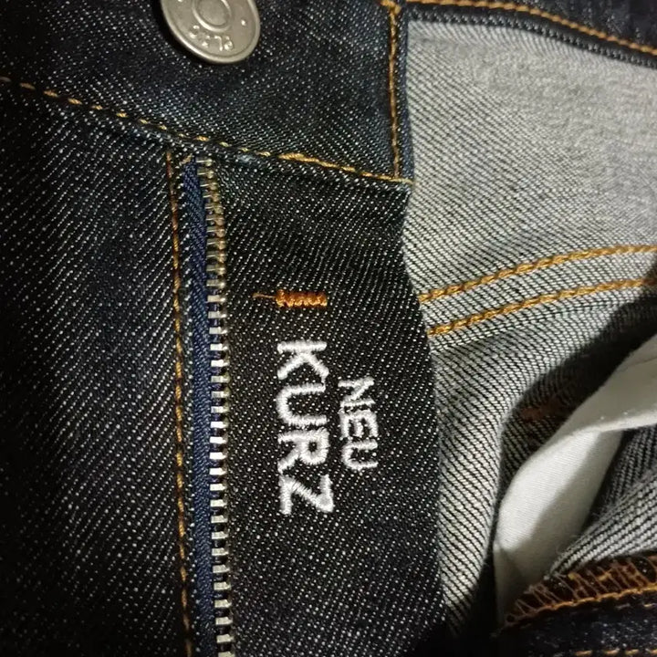 [BUNJANG] PLAC NEU KURZ Slim Fit Raw Denim Jeans / PLAC 플랙 NEU KURZ 크롭 슬림핏 생지 데님 M 남