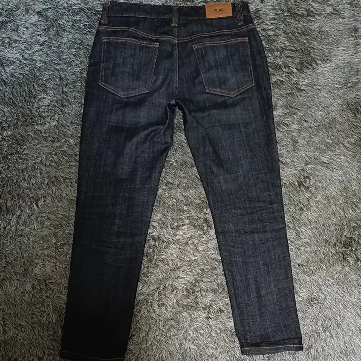[BUNJANG] PLAC NEU KURZ Slim Fit Raw Denim Jeans / PLAC 플랙 NEU KURZ 크롭 슬림핏 생지 데님 M 남