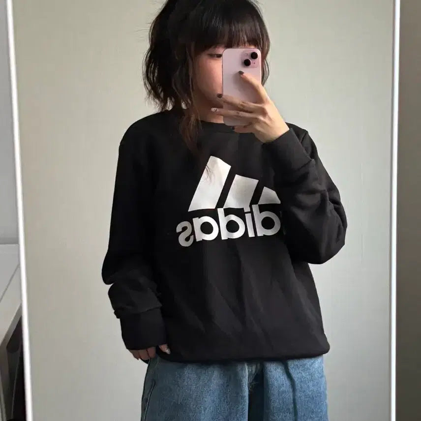 [BUNJANG] Adidas Crewneck Sweatshirt - Size L / 아디다스 맨투맨 L
