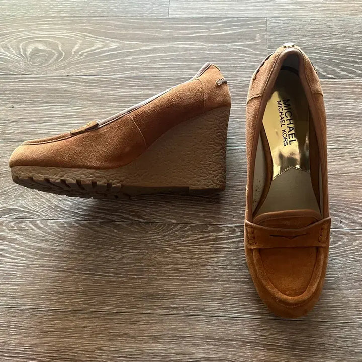 [BUNJANG] Michael Kors Suede Wedge Heels / 마이클코어스 스웨이드 웨지힐