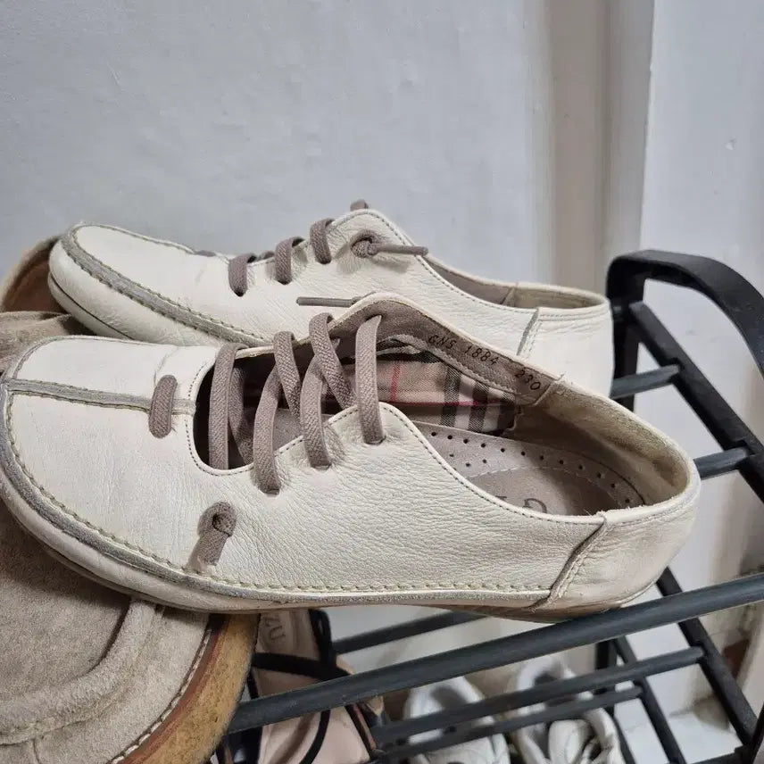 [BUNJANG] Z:sse Ivory Leather Shoes 230mm / 지쎄 아이보리 가죽 단화 230mm