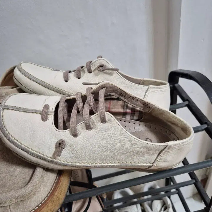 [BUNJANG] Z:sse Ivory Leather Shoes 230mm / 지쎄 아이보리 가죽 단화 230mm