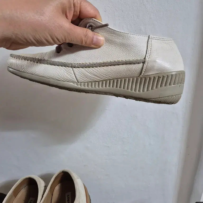 [BUNJANG] Z:sse Ivory Leather Shoes 230mm / 지쎄 아이보리 가죽 단화 230mm
