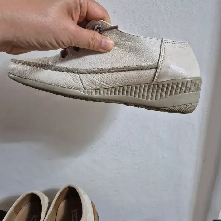[BUNJANG] Z:sse Ivory Leather Shoes 230mm / 지쎄 아이보리 가죽 단화 230mm