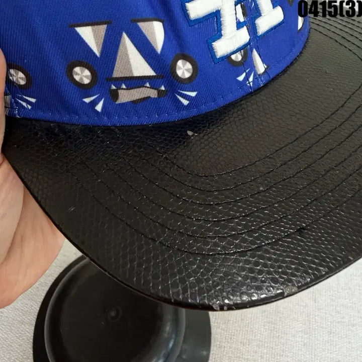 [BUNJANG] MLB LA Dodgers Blue Pattern Snapback Cap / MLB LA 다저스 야구모자 블루 패턴 스냅백 모자 0415(3)