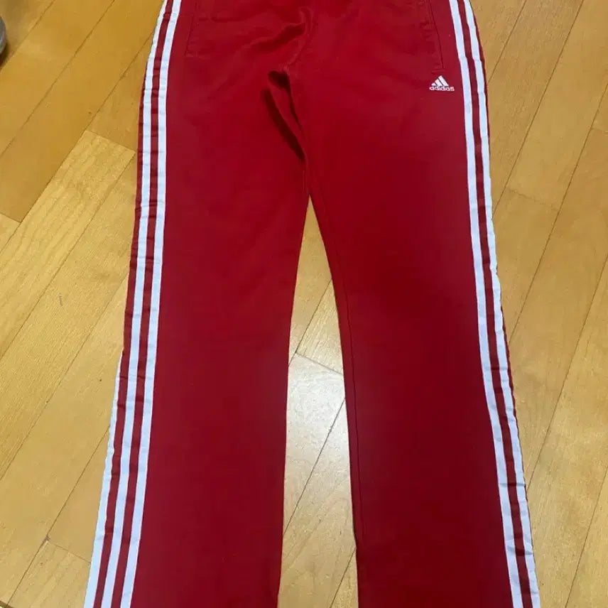[BUNJANG] Adidas F88728 Red Track Pants / 아디다스 F88728 레드 트랙팬츠 95 트레이닝 바지