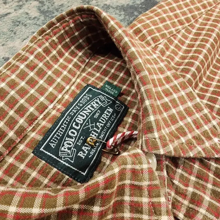 [BUNJANG] RRL Polo Country Check Shirt / RRL전신 폴로 컨츄리 체크셔츠