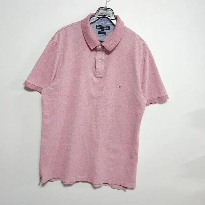 [BUNJANG] Tommy Hilfiger Pink Polo Shirt / 100~105사이즈 타미힐피거(Tommy Hilfiger) 핑크 반팔