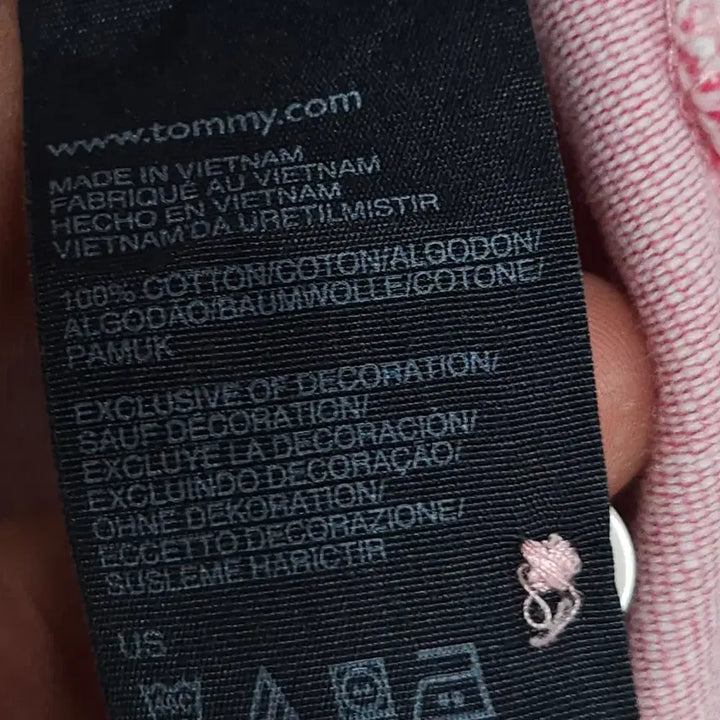 [BUNJANG] Tommy Hilfiger Pink Polo Shirt / 100~105사이즈 타미힐피거(Tommy Hilfiger) 핑크 반팔