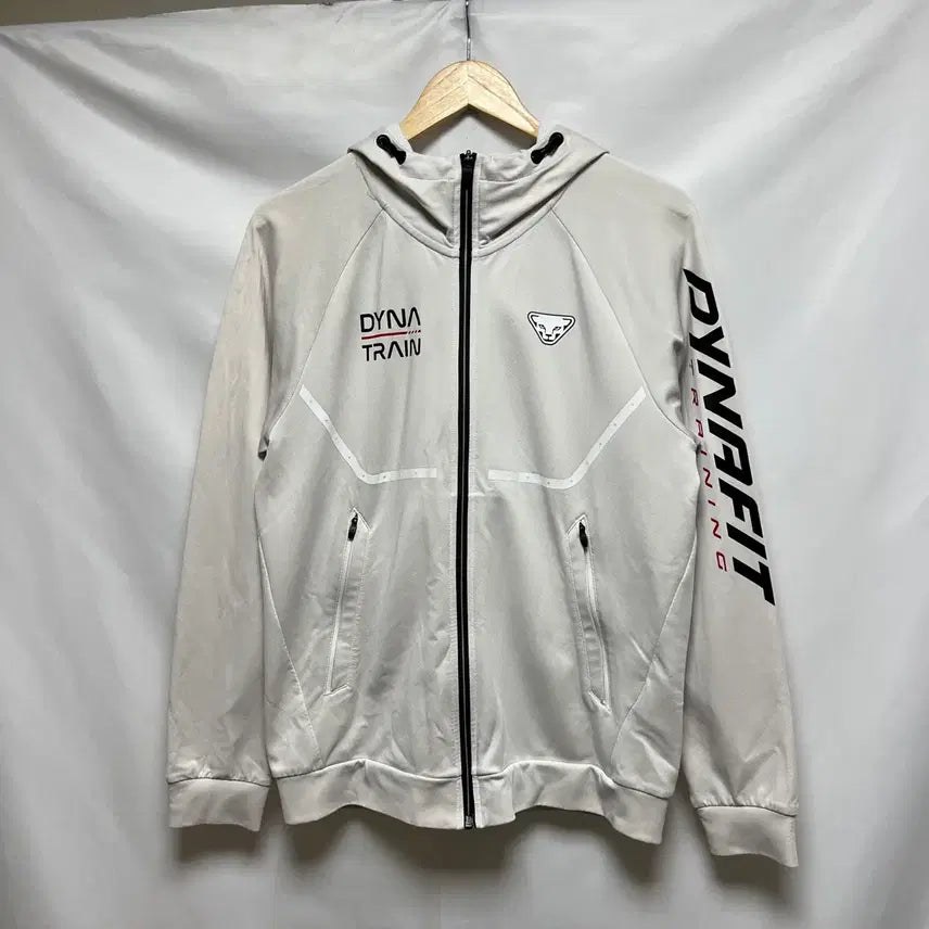 [BUNJANG] Dynafit White Training Hoodie Zip-up / [정품/M] 다이나핏 화이트 트레이닝 후드집업