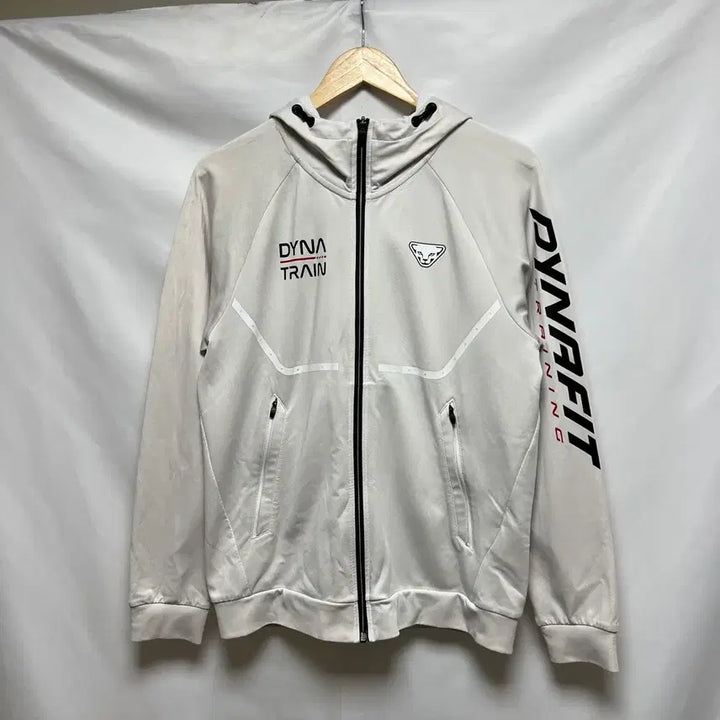 [BUNJANG] Dynafit White Training Hoodie Zip-up / [정품/M] 다이나핏 화이트 트레이닝 후드집업