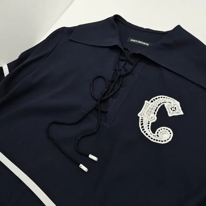 [SOLD OUT] 럭키슈에뜨 반팔 블라우스