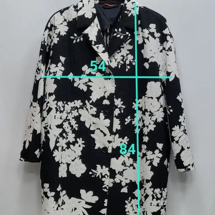 [BUNJANG] MaxMara Floral Cotton Jacket Coat - Women&
