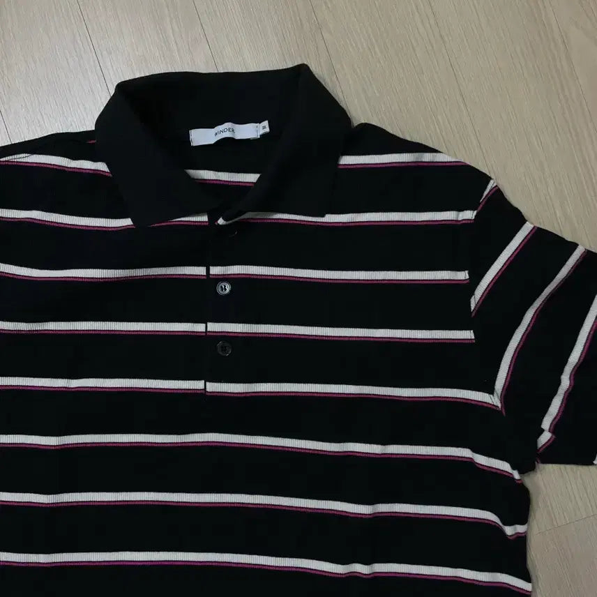 [SOLD OUT] [M] 윈더 리브드 스트라이프 폴로셔츠
