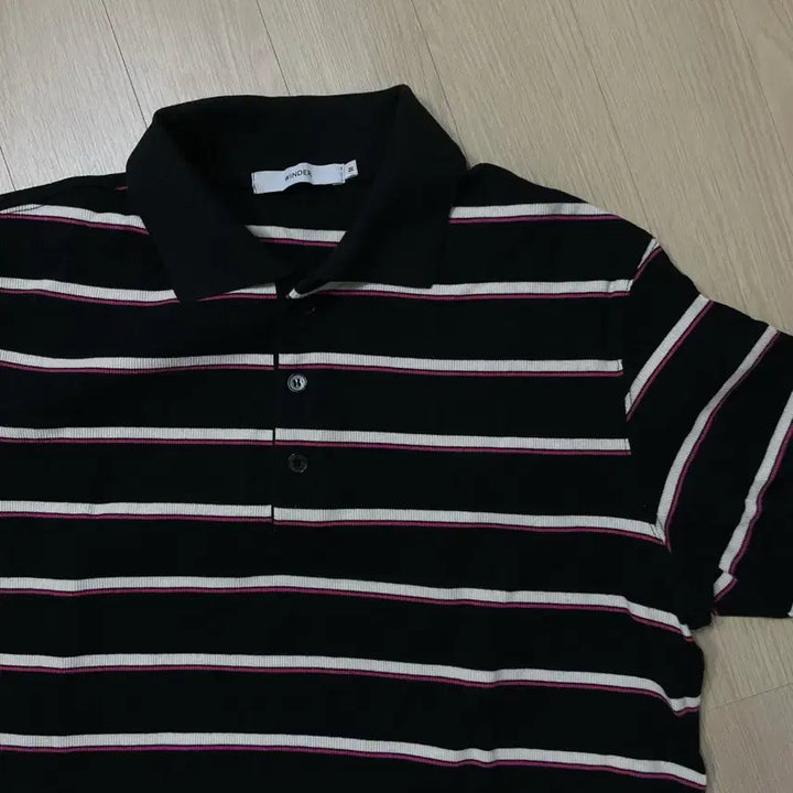 [SOLD OUT] [M] 윈더 리브드 스트라이프 폴로셔츠