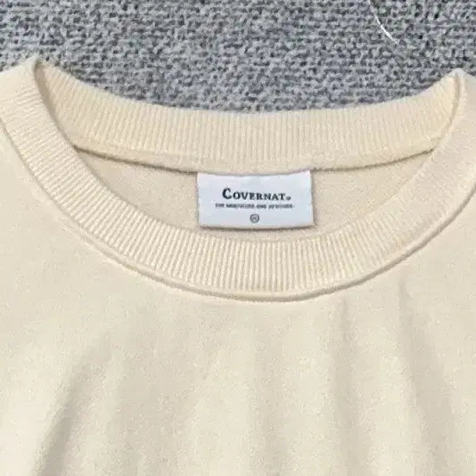 [BUNJANG] COVERNAT Cream Logo Sweatshirt XL / 커버낫 크림 로고 맨투맨 XL