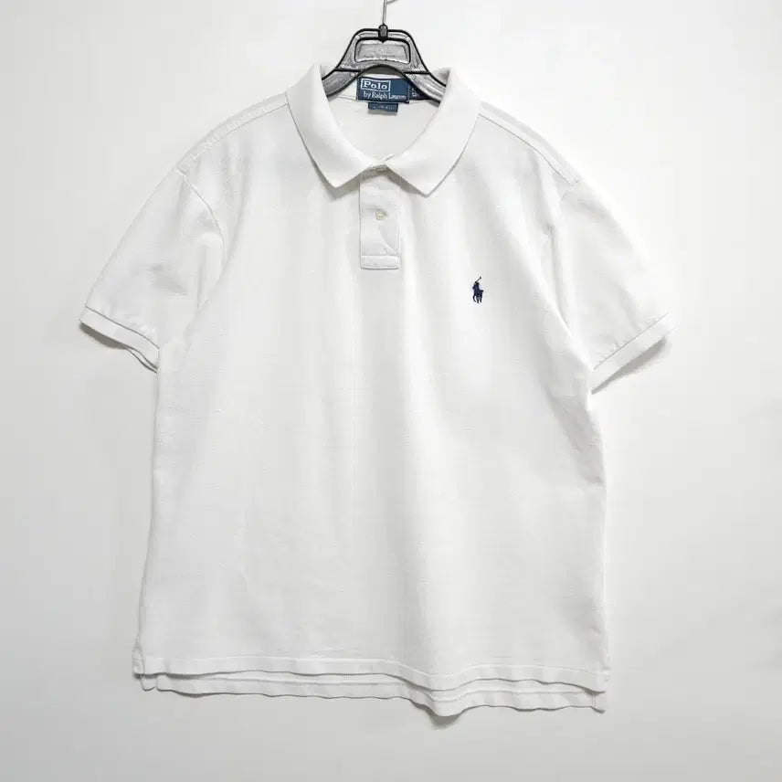 [BUNJANG] Polo Ralph Lauren White Short Sleeve Polo Shirt / 95~100 폴로 랄프로렌(Polo Ralph Lauren) 화이트 반팔