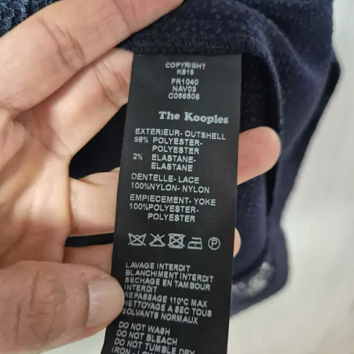 [SOLD OUT] 더쿠플스 the Kooples 레이스 블랙 원피스 M