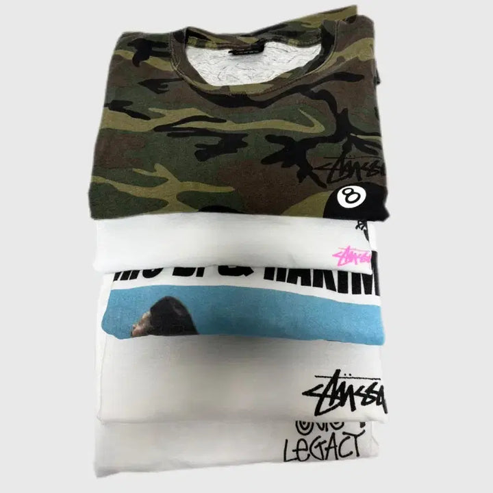[BUNJANG] Stussy T-shirts Bundle (Size M) / 스투시 반팔 5장 묶음 판매 (M)