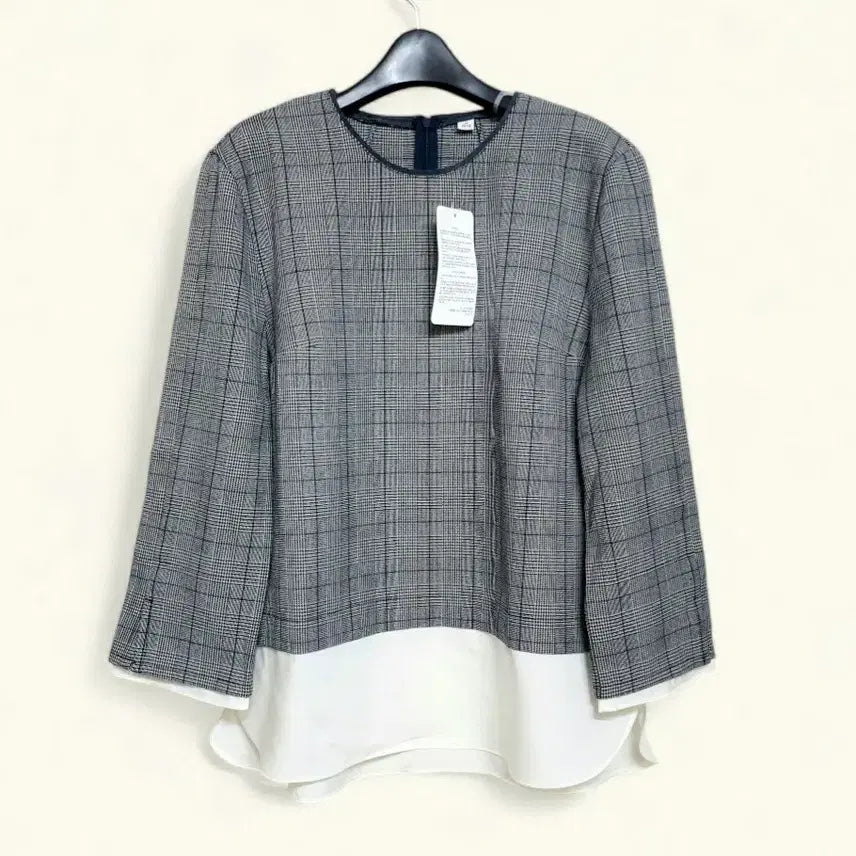 [SOLD OUT] 77~88 새상품 여성 블라우스 티셔츠 체크 스판 여자 100 새제품