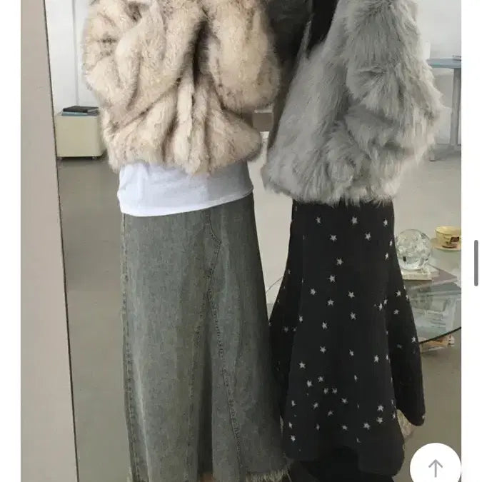 [BUNJANG] Isis Star Pattern Midi Skirt / 에이블리 교신가능)이즈이즈 별 무늬 치마 스커트