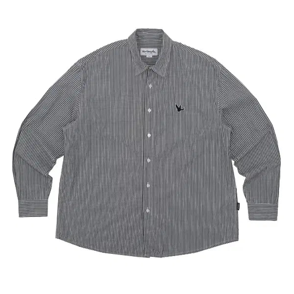 [BUNJANG] Mark Gonzales Stripe Long Sleeve Shirt - L / I6792 마크곤잘레스 스트라이프 긴팔 남방 L 구제모은