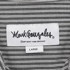 [BUNJANG] Mark Gonzales Stripe Long Sleeve Shirt - L / I6792 마크곤잘레스 스트라이프 긴팔 남방 L 구제모은