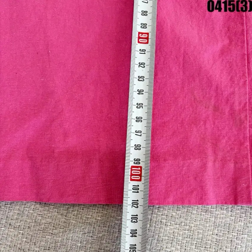 [BUNJANG] Zara Pink Wide Tucked Cotton Pants / XS 자라 핑크 와이드 핀턱 면바지 0415(3)